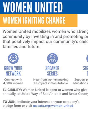 WOMEN UNITED - United Way of San Antonio and Bexar County
