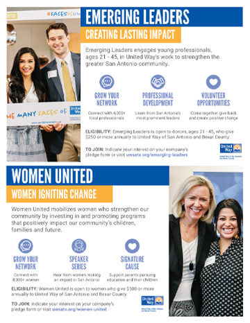 WOMEN UNITED + EMERGING LEADERS - United Way of San Antonio and Bexar County