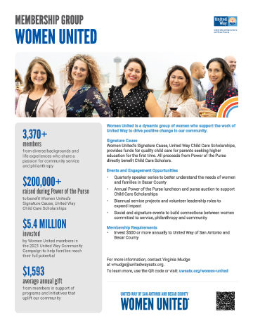 WOMEN UNITED - United Way of San Antonio and Bexar County