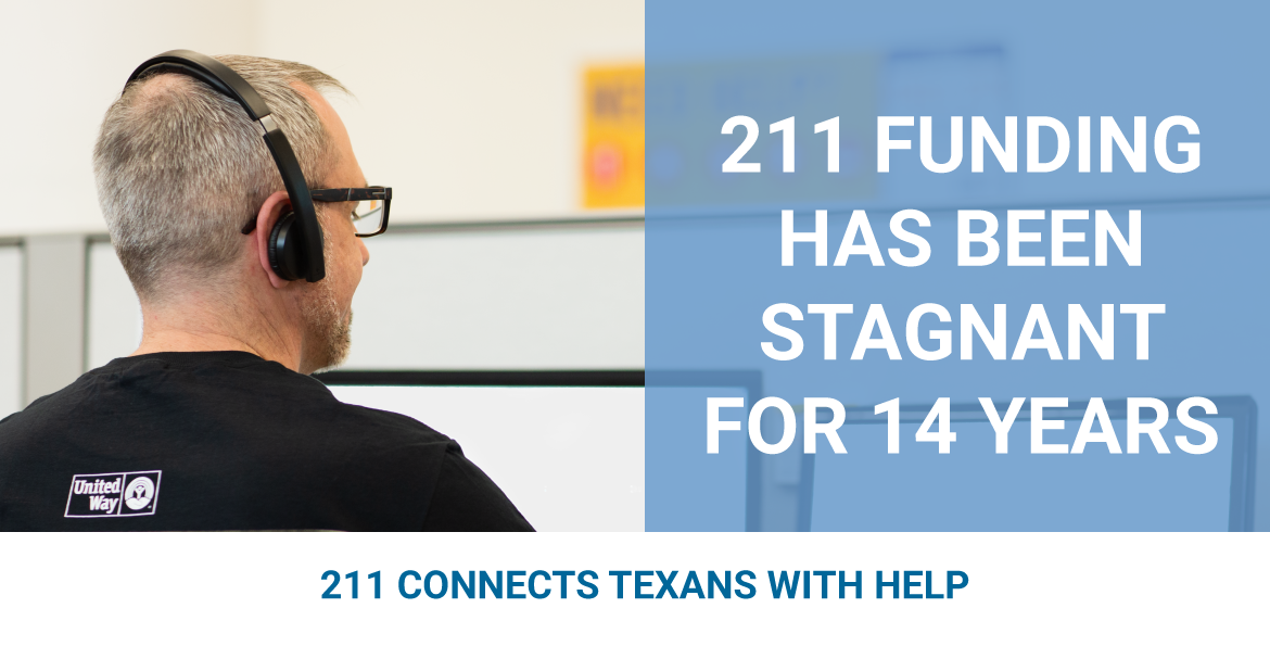 New Report Highlights Inadequate Funding of 211 Texas - United Way of San Antonio and Bexar County