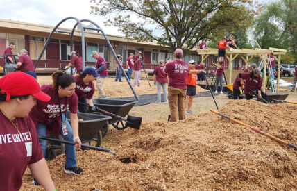 Building an Interactive Play space for the Students in Uvalde - United Way of San Antonio and Bexar County