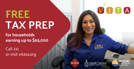 Two Weeks Left to Use VITA, Free Tax Preparation for Households Earning Up To $65,000 - United Way of San Antonio and Bexar County