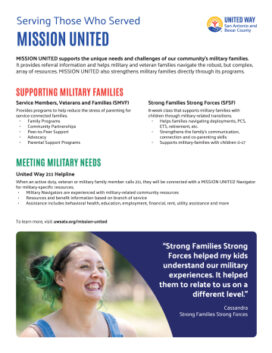 2025 Flyers  - United Way of San Antonio and Bexar County