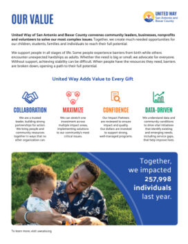 2025 Flyers  - United Way of San Antonio and Bexar County