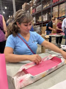 CPS Energy employees volunteered at numerous United Way events, including the Shoebox Project.