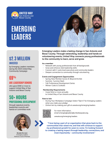 2026 Leadership Giving  - United Way of San Antonio and Bexar County